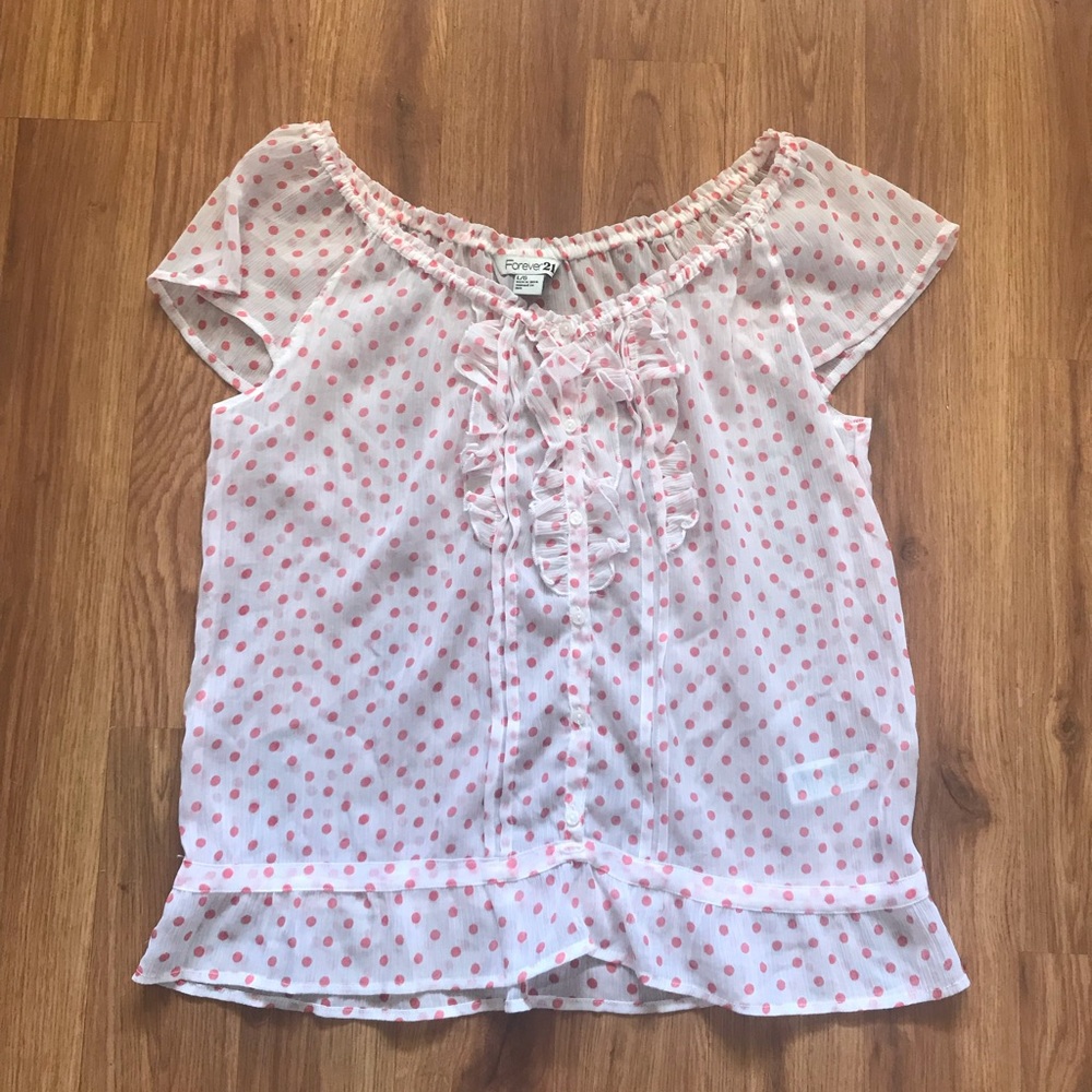 Forever 21 woman’s baby doll blouse